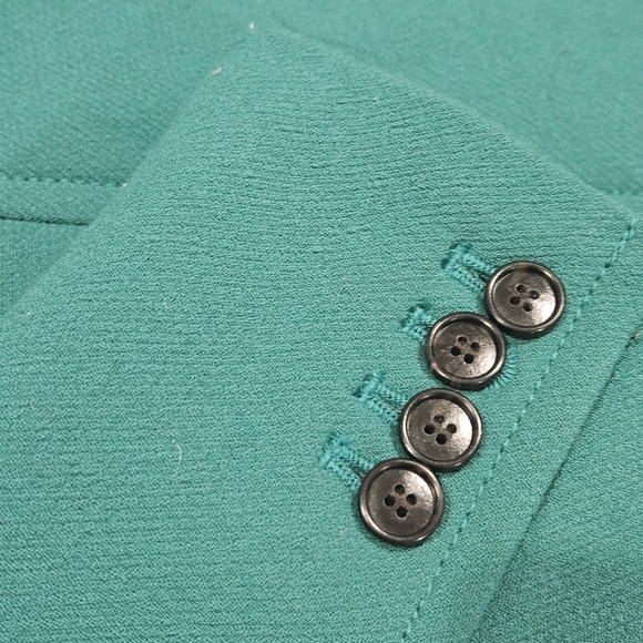 J.CREW wool Coat Size 12 In Emerald Green - Picture 2 of 8